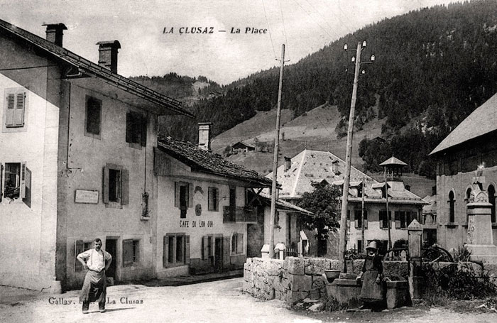 Photo anciennes de La Clusaz collection de photos uniques représentant la clusaz autrefois