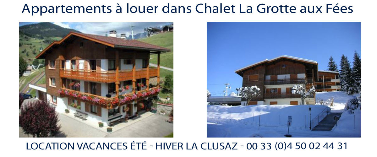 Appartements dans chalet idéalement situé sur les pistes du crêt du merle sur la route des aravis, location vacances été et hiver arvimedia