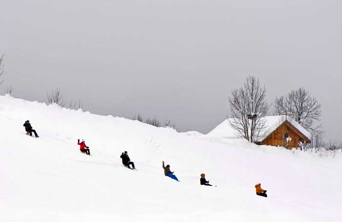 sortie découverte des Aravis en quad chenillé activité organisé par le chalet inarpa