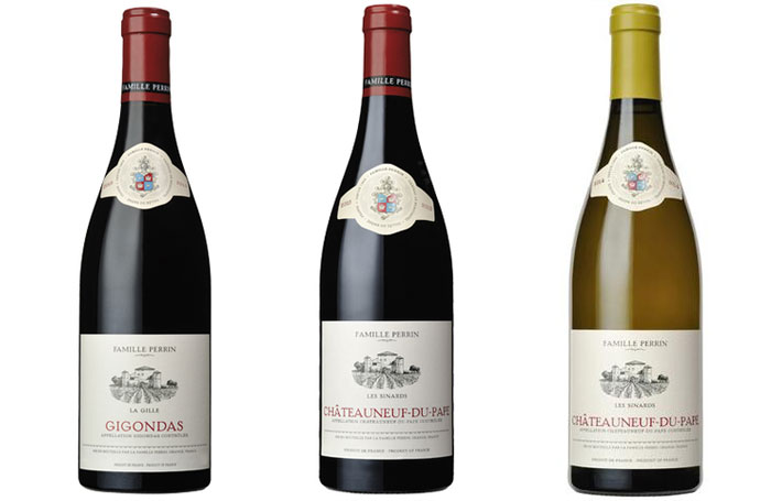 LES CRUS : Gigondas La Gille - Châteauneuf du Pape rouge et blanc Les Sinards