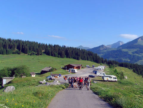randonnee pedestre la clusaz